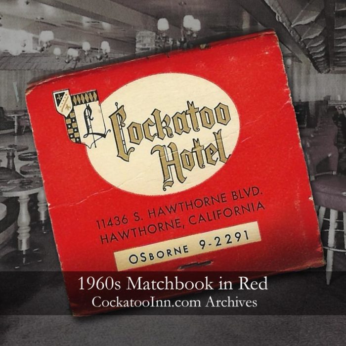 3/1 Red Matchbook, c. 1960s